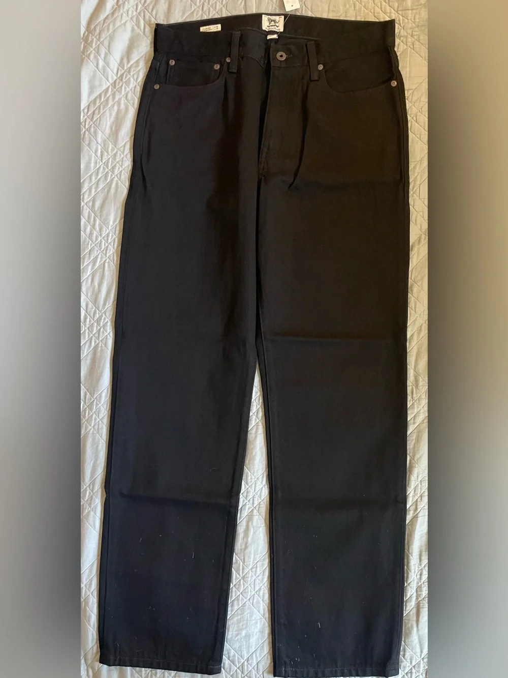 J. Crew Classic Straight jean in black rinse Size 32/32 NWT $168 CC325